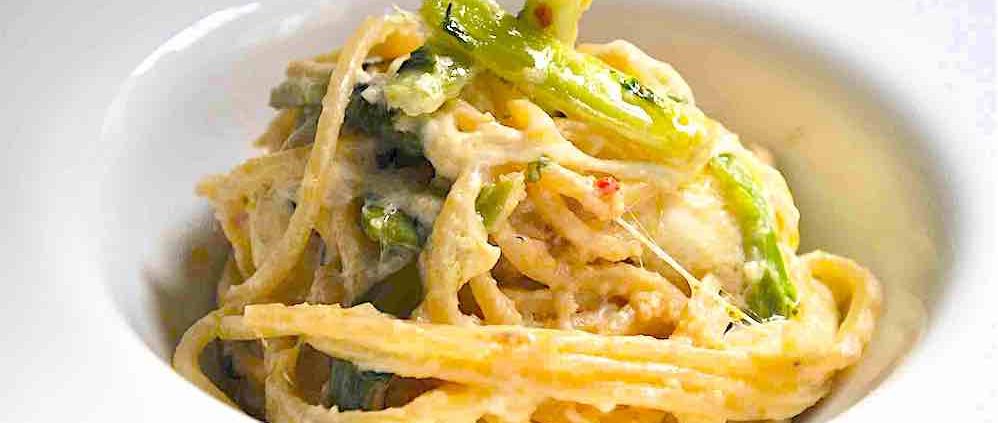 chitarra puntarelle burrata