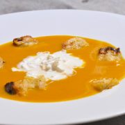 stracciatella pugliese e zucca