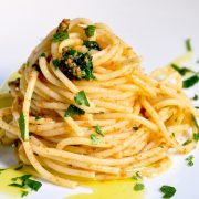 spaghetti con polpa di riccio