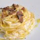 tagliolini al tartufo con burrata e tartufo