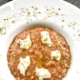 Risotto alla rapa rossa, burrata e pistacchio tritato
